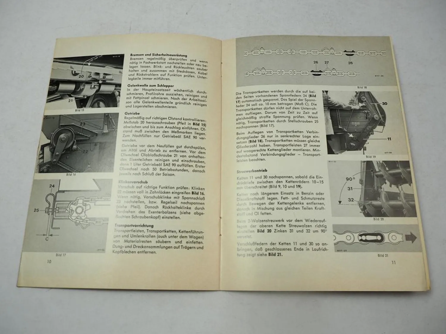 Welger LS 260 270 280 290 300 Stalldungstreuer Betriebsanleitung 1977