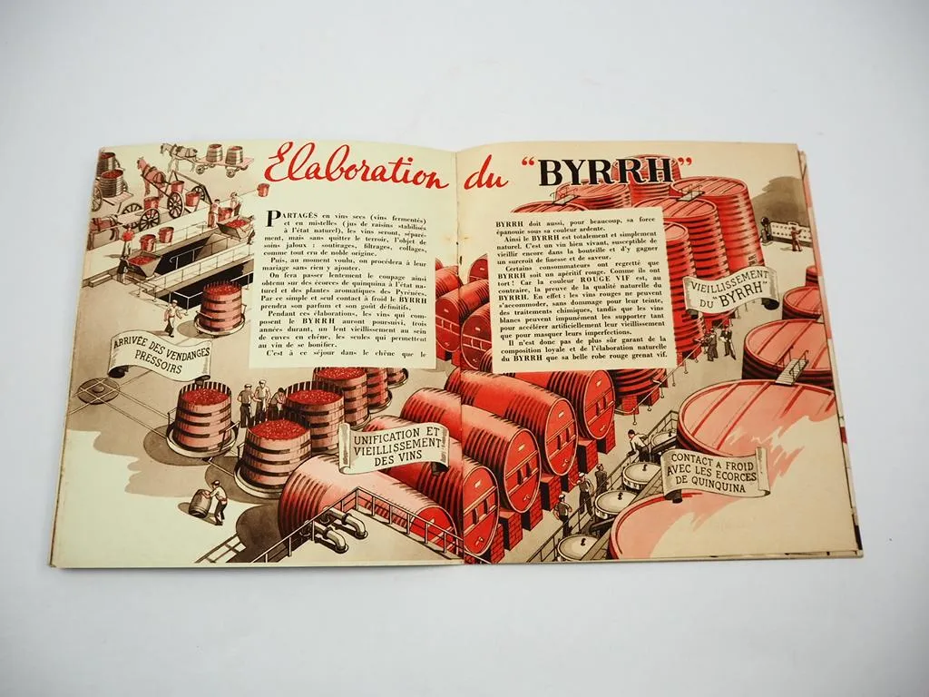 Werbeheft Byrrh Aperitiv Violet Freres Bilder Raoul Auger 1930er Jahre