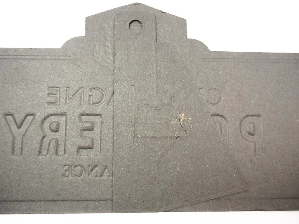 Werbeschild Champagne Pommery Pappe zum Aufstellen / Aufhängen ca. 1970