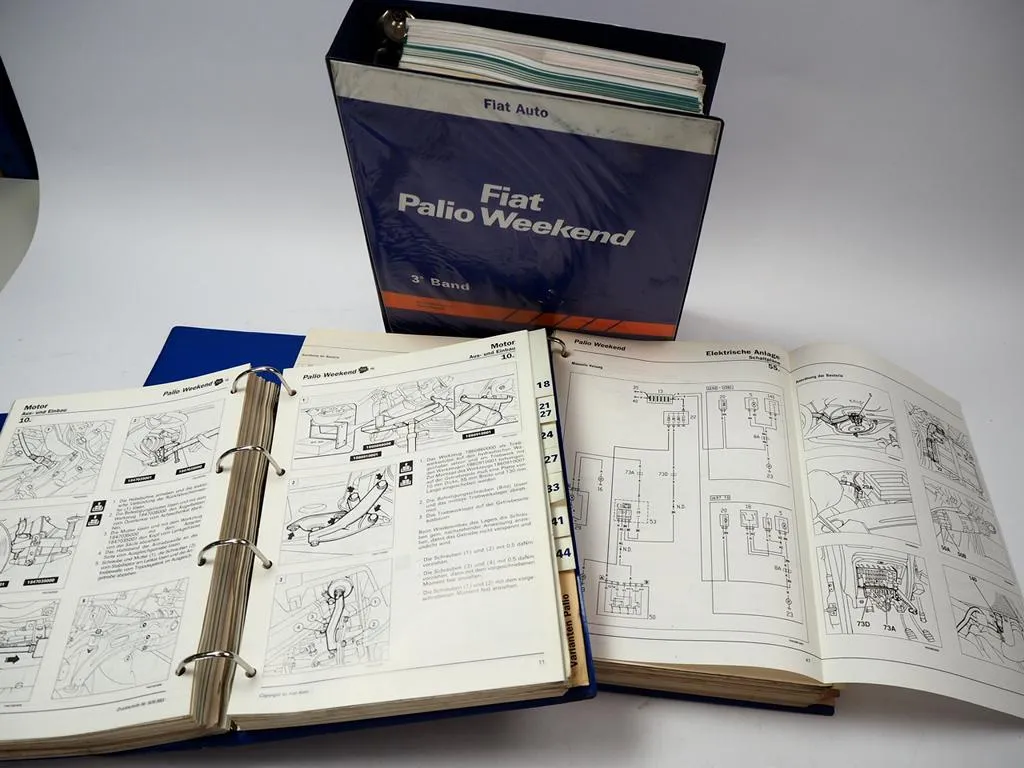 Werkstatthandbuch Fiat Palio Weekend Strada 1G Reparaturanleitung 1997 - 2002
