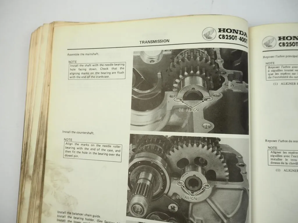 Werkstatthandbuch Honda CB250T CB250N CB400T CB400N CM400T 1977