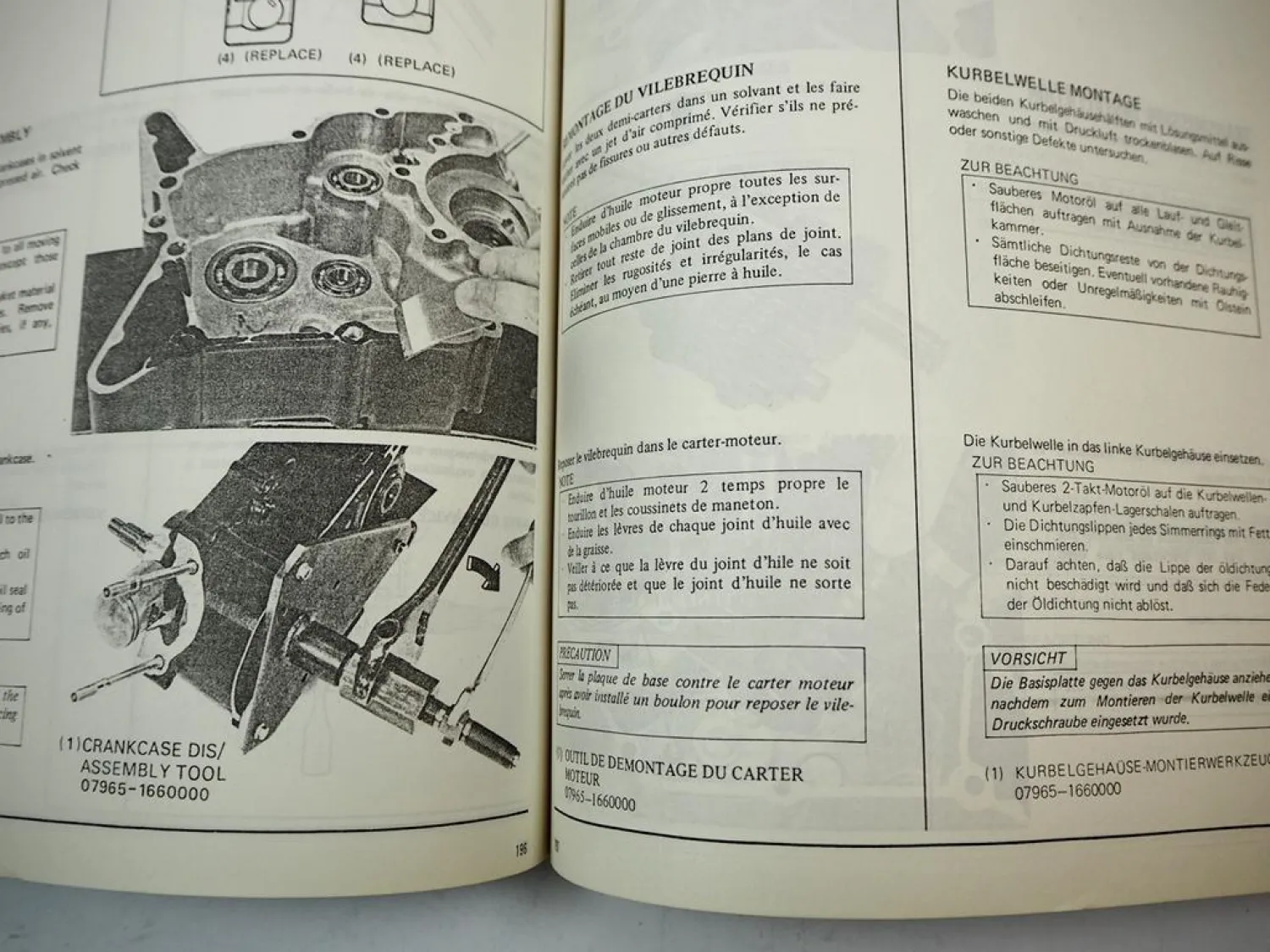 Werkstatthandbuch Honda MB50 AC1 MT50 Reparaturanleitung Shop Manual 1979