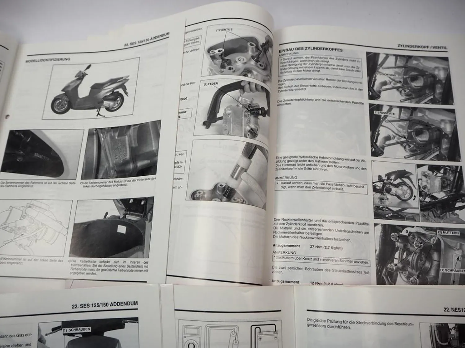 Werkstatthandbuch Honda NES125 150y SES125/150 Reparatur Wartung 2000-2002