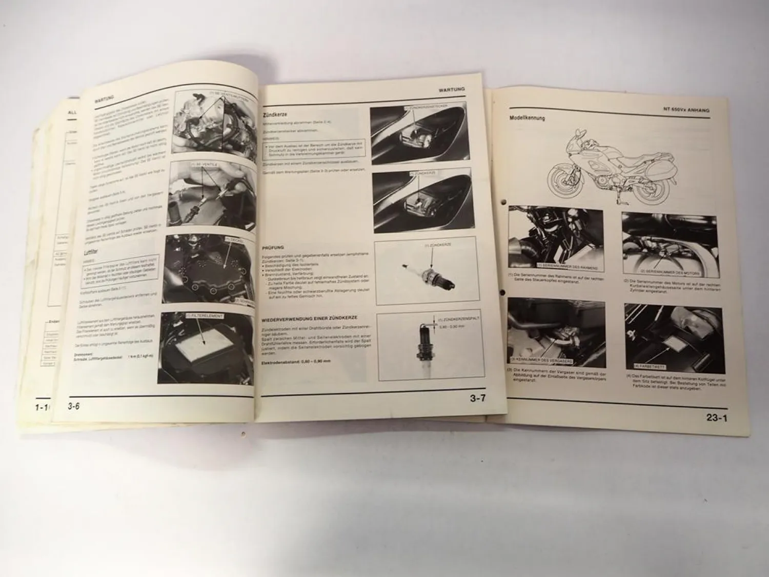 Werkstatthandbuch Honda NT 650 V Vw Vx Deauville RC47 Original Reparaturanleitung