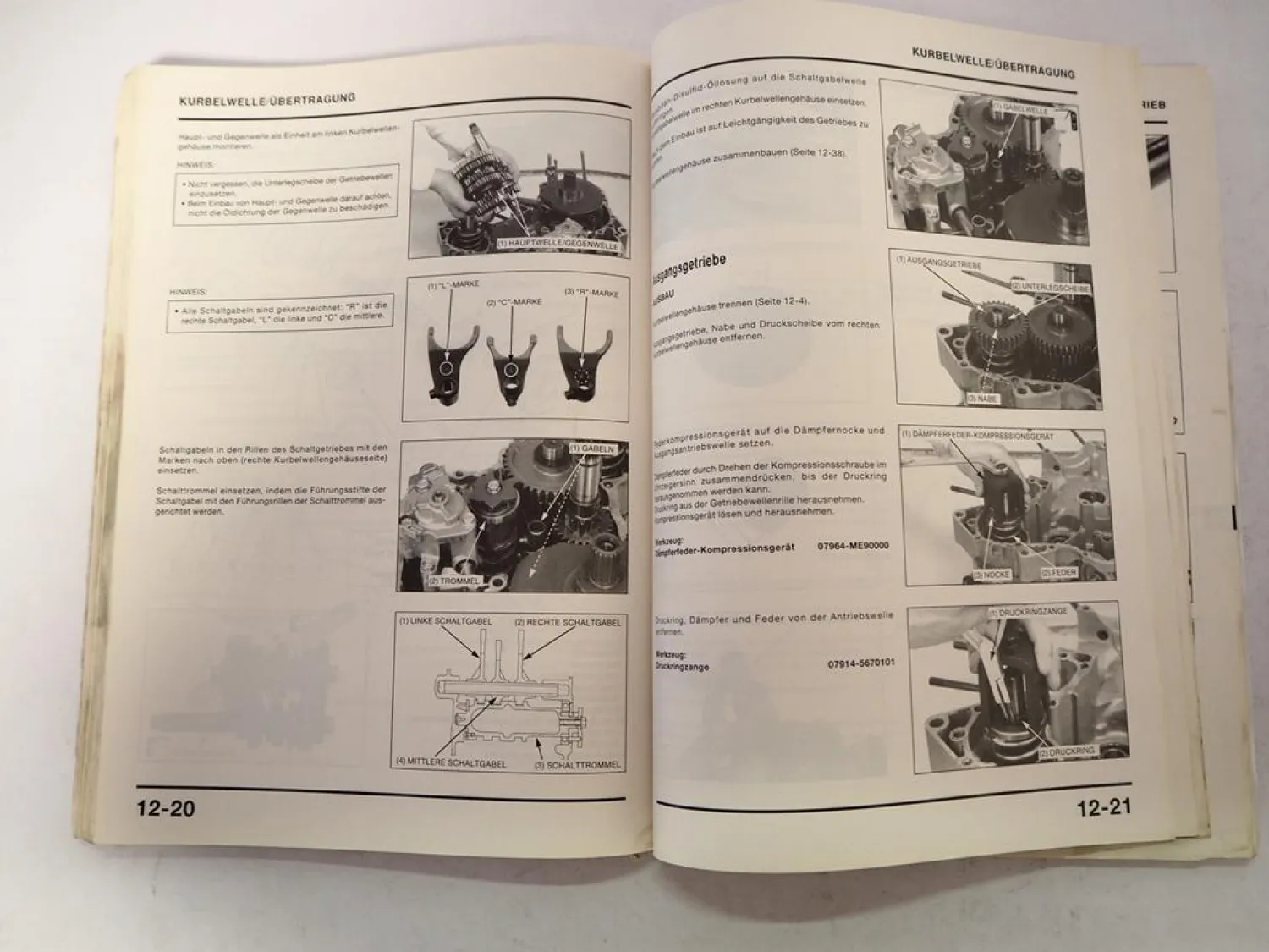 Werkstatthandbuch Honda NT 650 V Vw Vx Deauville RC47 Original Reparaturanleitung