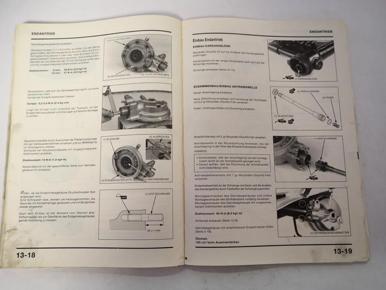 Werkstatthandbuch Honda NT 650 V Vw Vx Deauville RC47 Original Reparaturanleitung