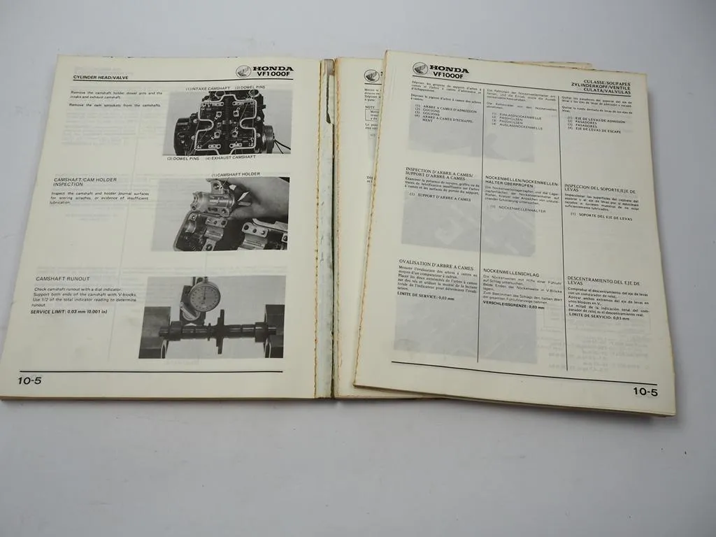 Werkstatthandbuch Honda VF1000F Interceptor SC15 1984 Reparaturanleitung