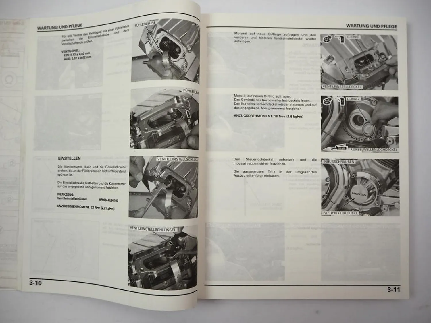Werkstatthandbuch Honda VTX 1800 C SC46 Classic Original Reparaturanleitung 2001