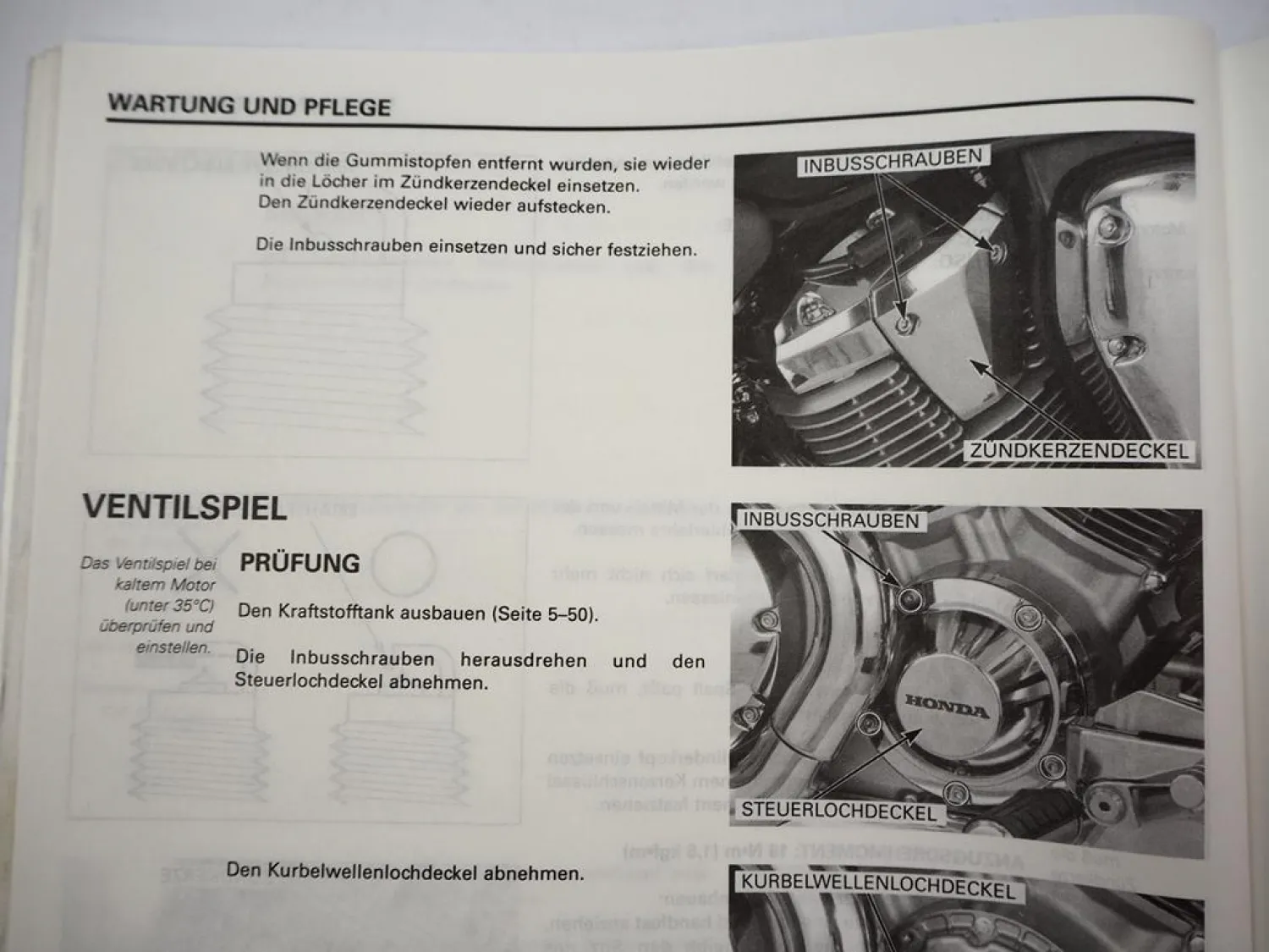 Werkstatthandbuch Honda VTX 1800 C SC46 Classic Original Reparaturanleitung 2001