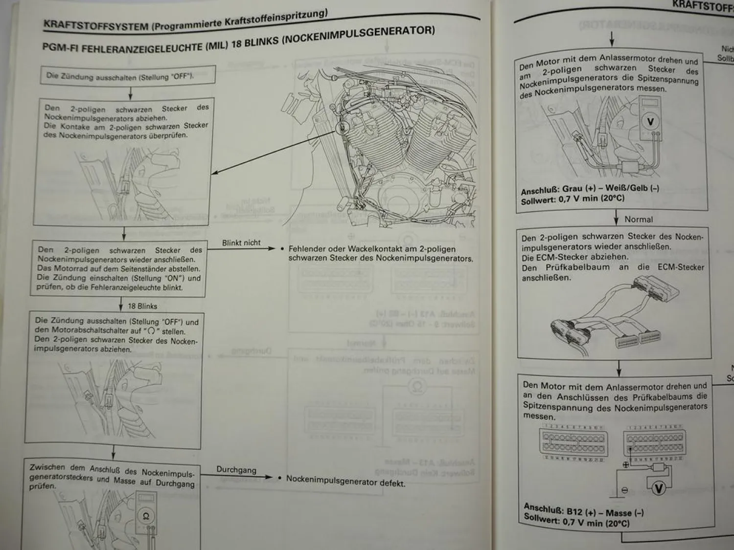 Werkstatthandbuch Honda VTX 1800 C SC46 Classic Original Reparaturanleitung 2001