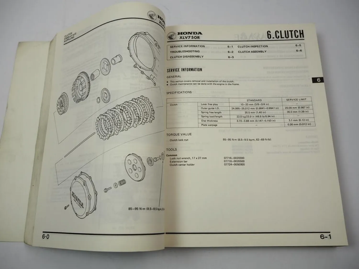 Werkstatthandbuch Honda XLV750R RD01 1983 Shop Manual Reparaturanleitung