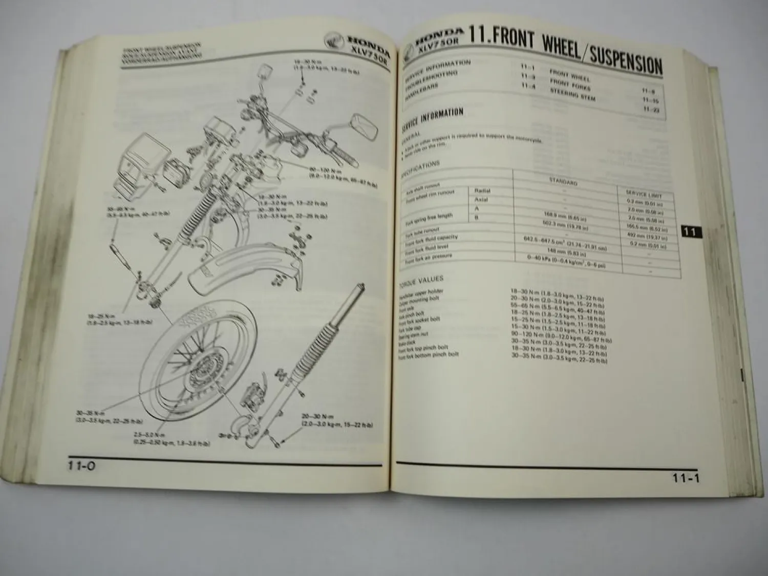 Werkstatthandbuch Honda XLV750R RD01 1983 Shop Manual Reparaturanleitung