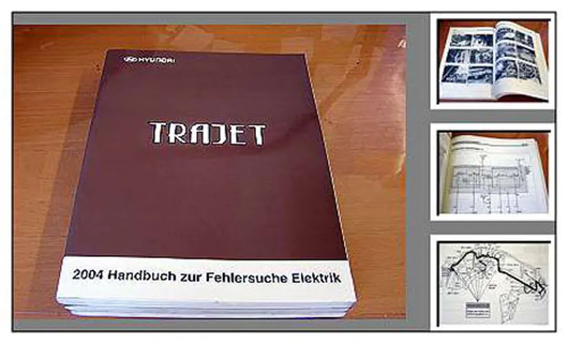 Werkstatthandbuch Hyundai Trajet Elektrische Schaltpläne Fehlersuche 2004