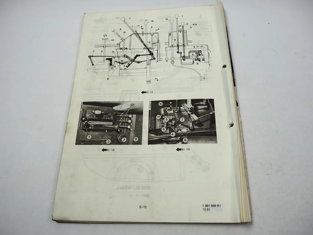 Werkstatthandbuch IHC 1255 1455 + XL Fahrgestell Reparaturanleitung 1981