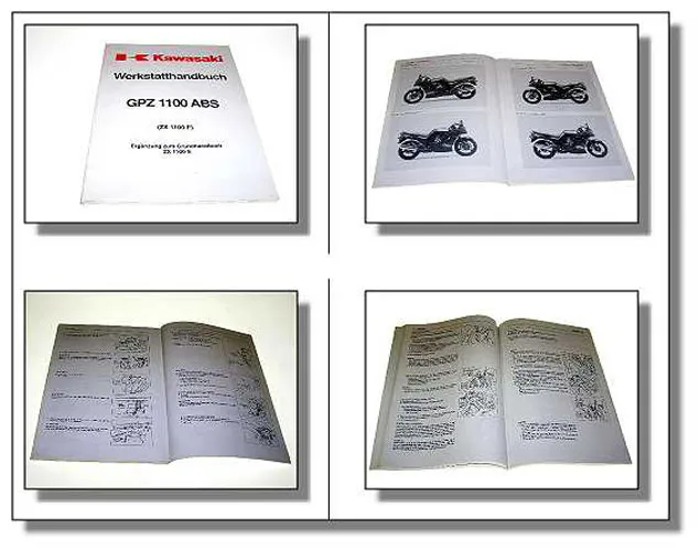 Werkstatthandbuch Kawasaki GPZ1100 ABS / ZX1100F Ergänzung 1996