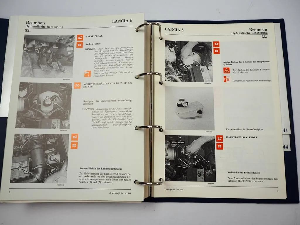Werkstatthandbuch Lancia Delta 836 HPE 16V turbo TD Reparaturanleitung 1993 - 99