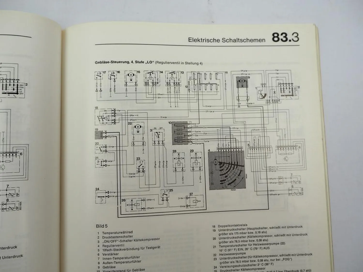 Werkstatthandbuch Mercedes 280S 450 SE SEL USA Typ 116 Klimaanlage Automatik