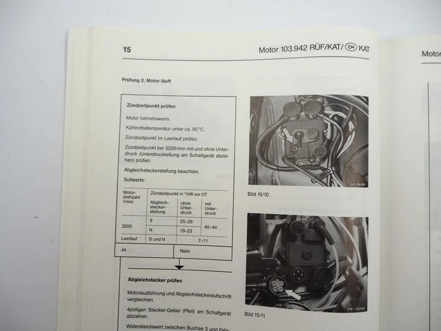 Werkstatthandbuch Mercedes Benz 420SL 300TD 190E 2.3 190E 2.6 Neuerungen 1986