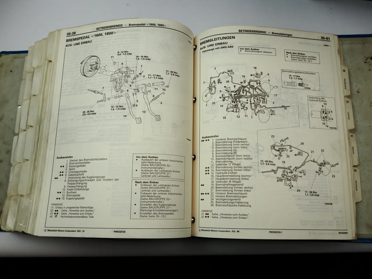 Werkstatthandbuch Mitsubishi Galant E30 1987 - 1992 Reparaturanleitung Schaltpläne