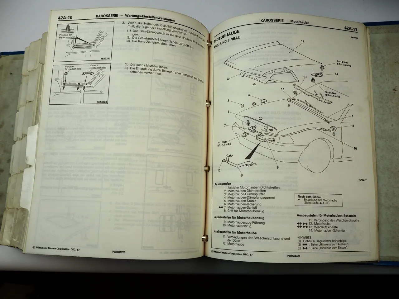 Werkstatthandbuch Mitsubishi Galant E30 1987 - 1992 Reparaturanleitung Schaltpläne