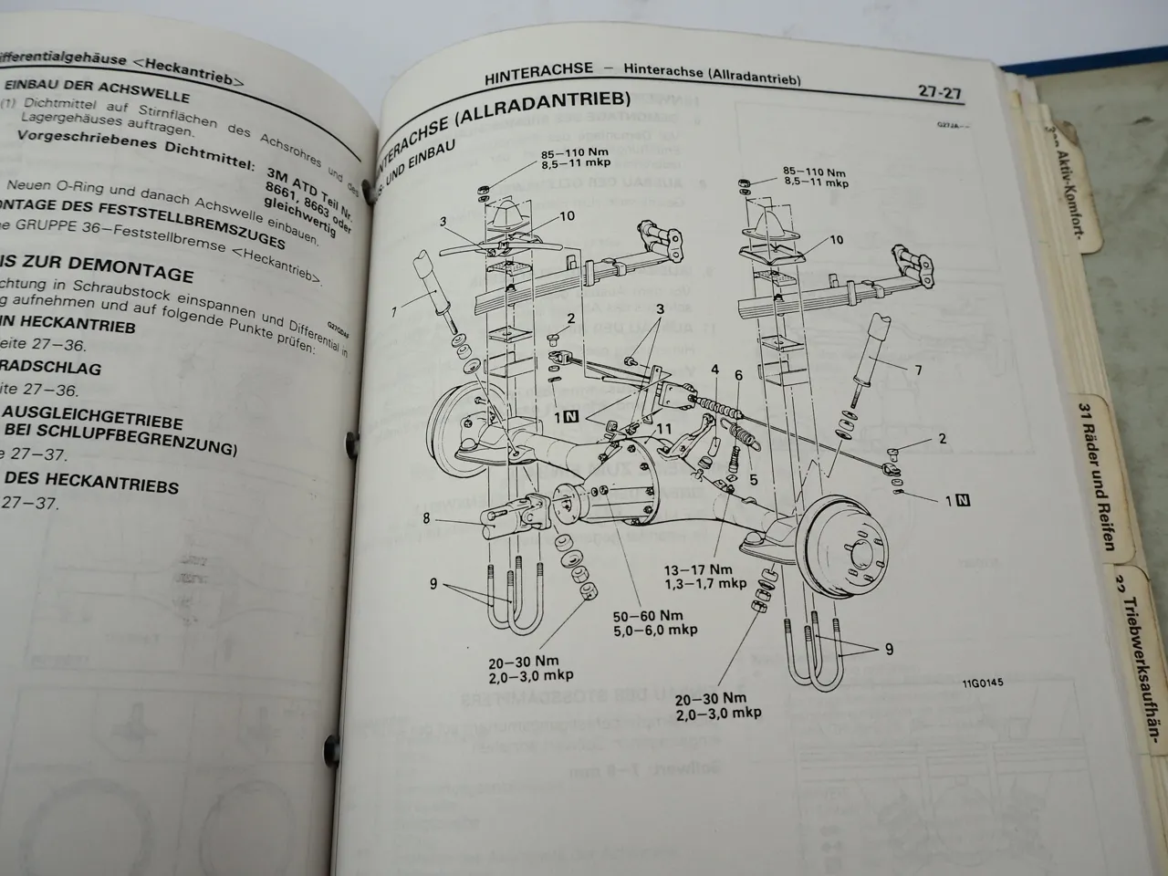 Werkstatthandbuch Mitsubishi L300 II P0 Reparaturhandbuch ab 1987 - 1994