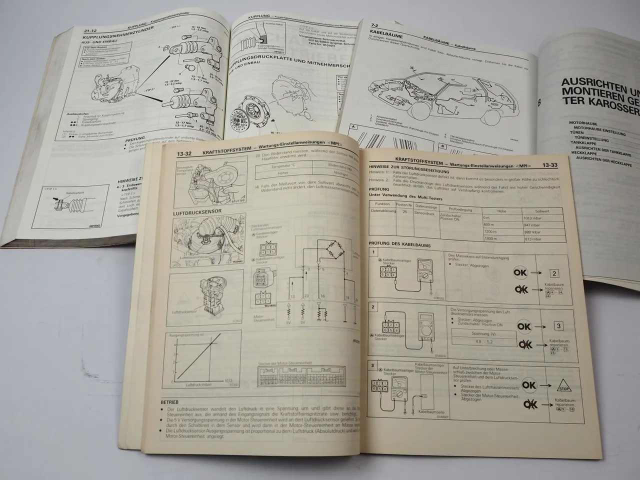 Werkstatthandbuch Mitsubishi Lancer Wagon 1989 1990 Reparaturanleitung
