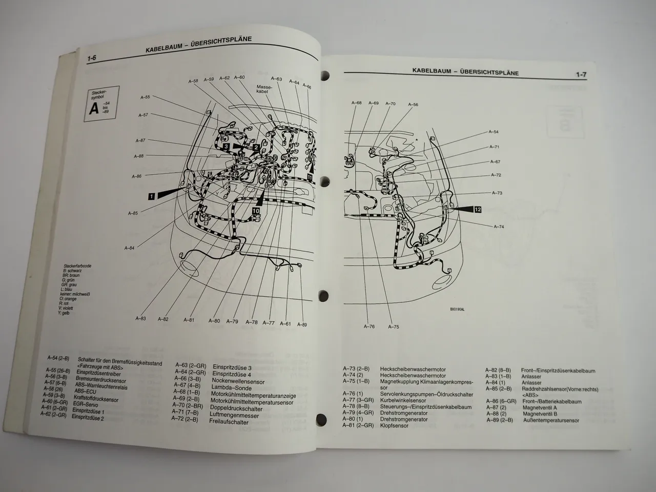 Werkstatthandbuch Mitsubishi Pajero Pinin 2000 Schaltpläne Elektrik