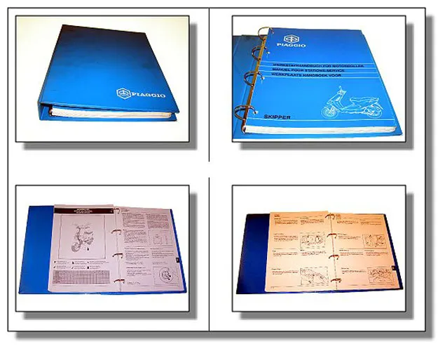 Werkstatthandbuch Piaggio Skipper 125 / 150 ccm Vespa Reparaturanleitung 1998