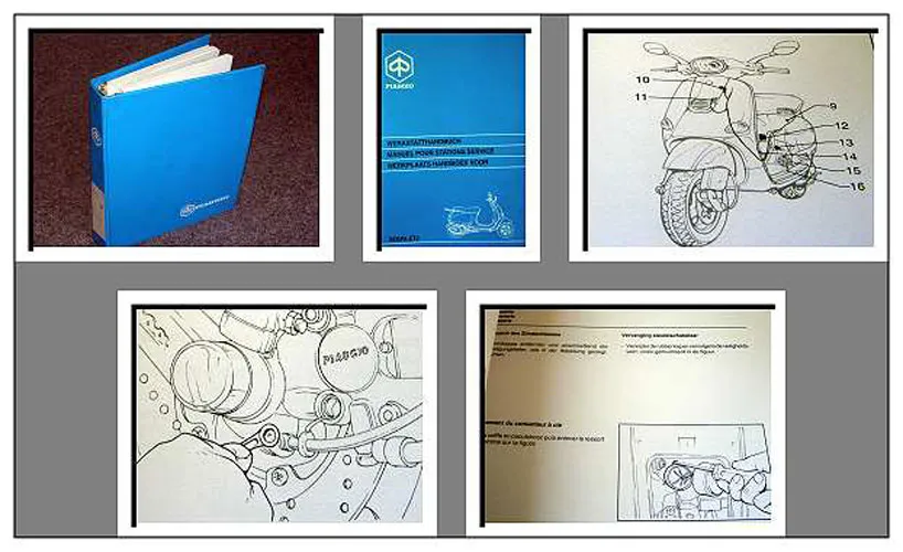 Werkstatthandbuch Piaggio Vespa ET2 50ccm Reparaturanleitung 1997