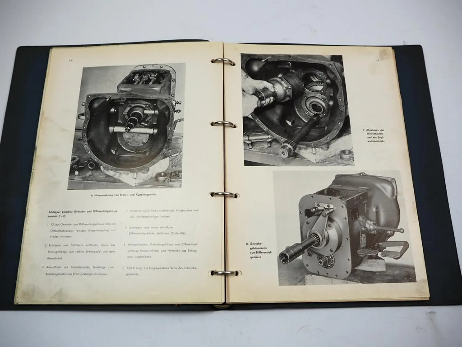 Werkstatthandbuch & Reparaturleitfaden für Massey Ferguson MF 65 Schlepper Original