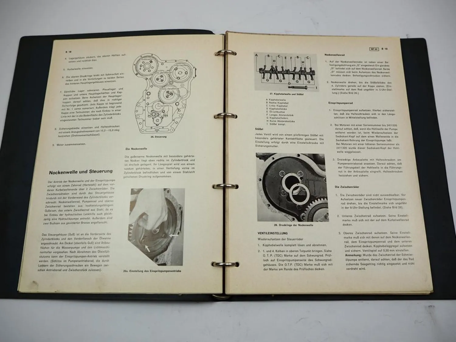 Werkstatthandbuch & Reparaturleitfaden für Massey Ferguson MF 65 Schlepper Original