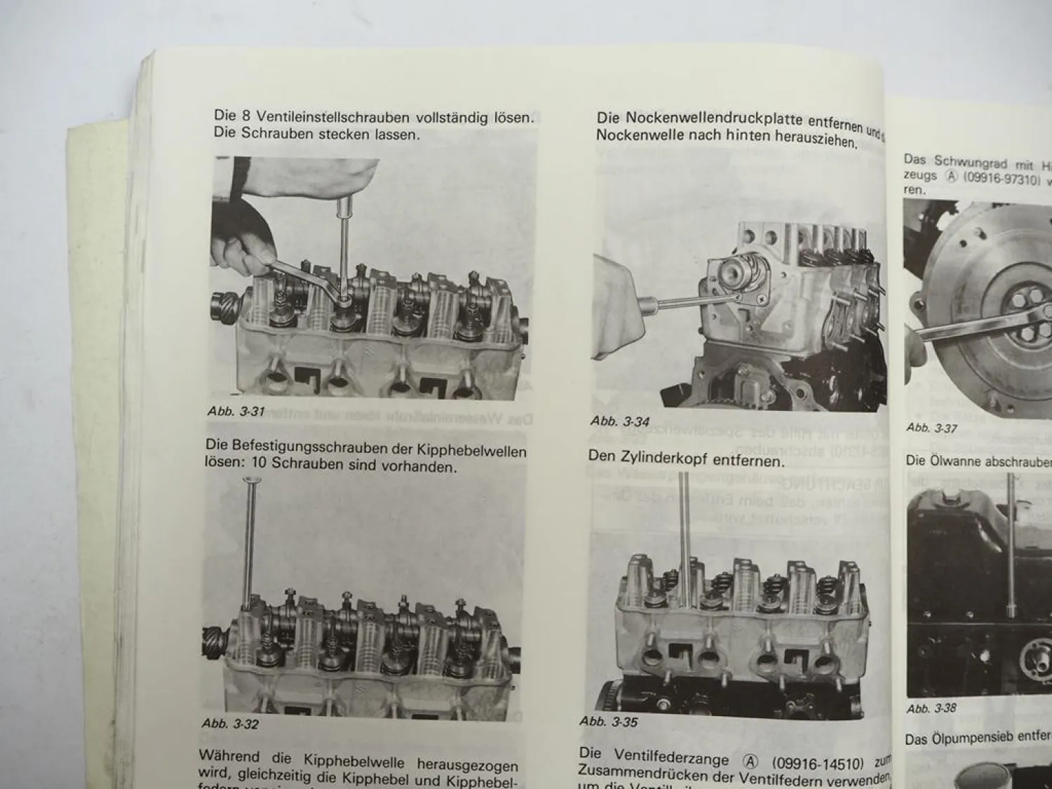 Werkstatthandbuch Suzuki Samurai SJ410 SJ410V SJ410K Reparaturanleitung 1985/91