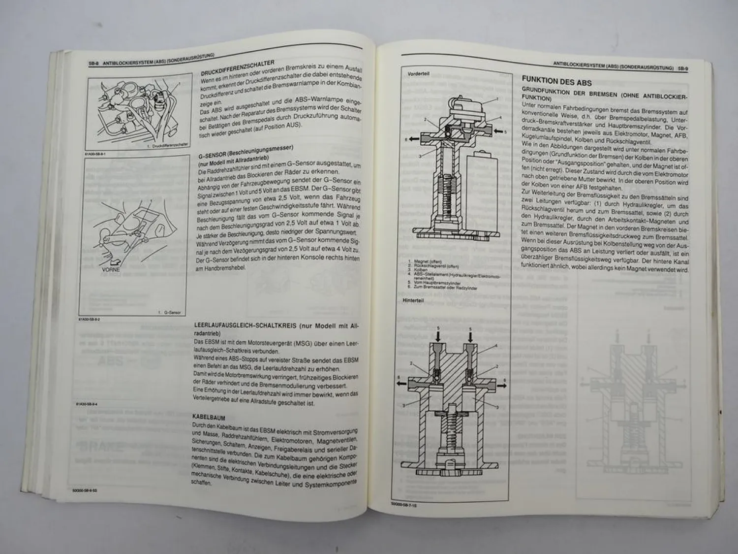 Werkstatthandbuch Suzuki Vitara SE 416 Reparaturanleitung Nachtrag 1995 / 1997
