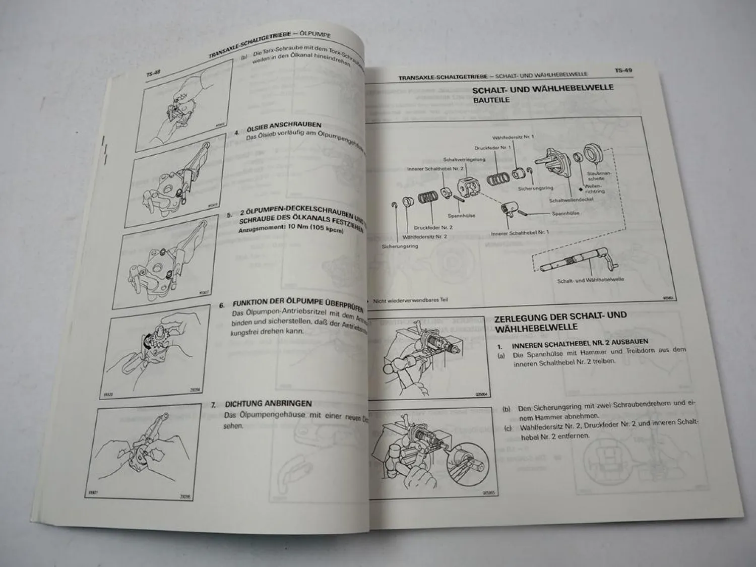 Werkstatthandbuch Toyota Celica T20 4WD ST205 Ergänzung 1994 Reparaturanleitung
