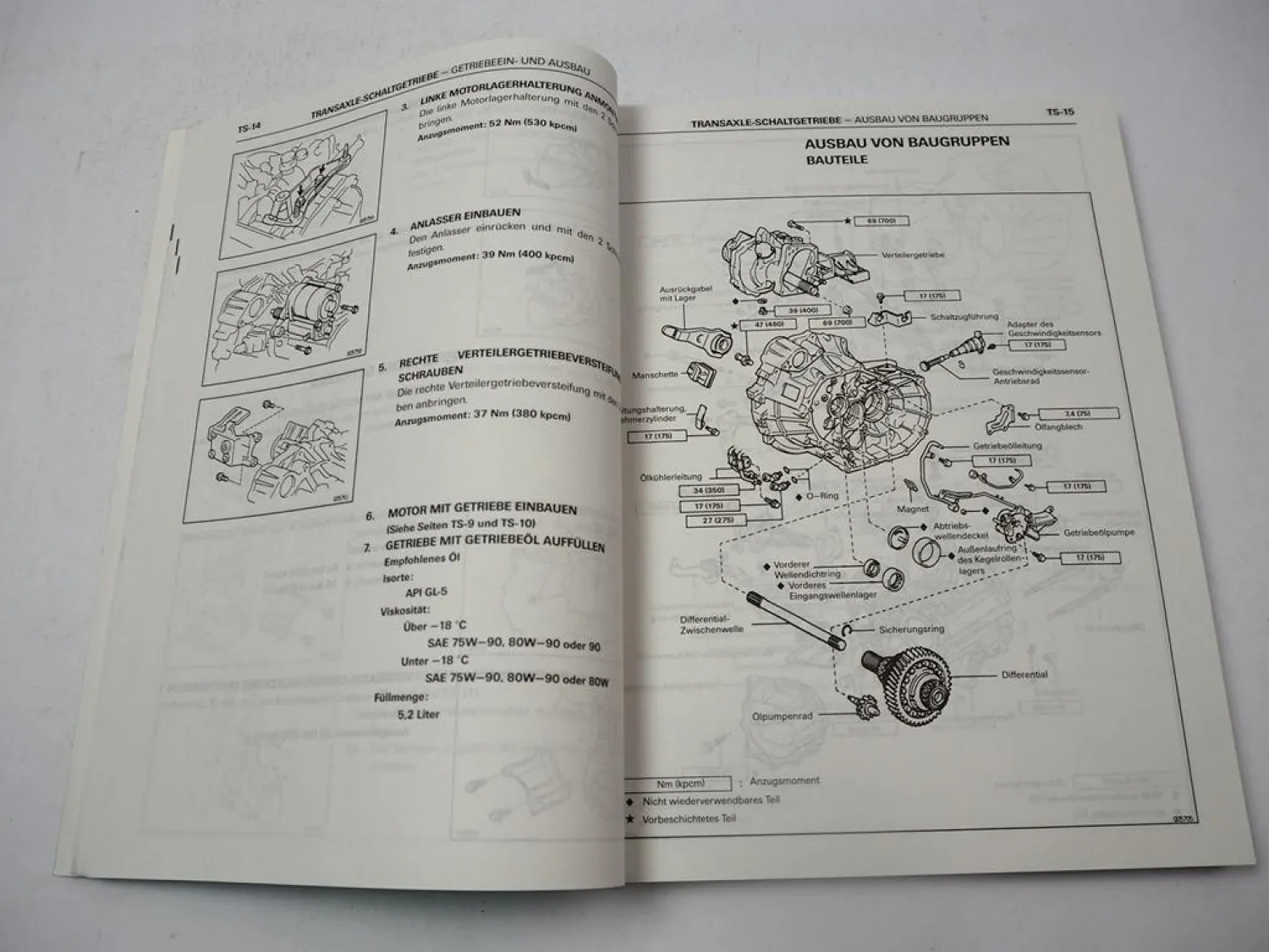 Werkstatthandbuch Toyota Celica T20 4WD ST205 Ergänzung 1994 Reparaturanleitung