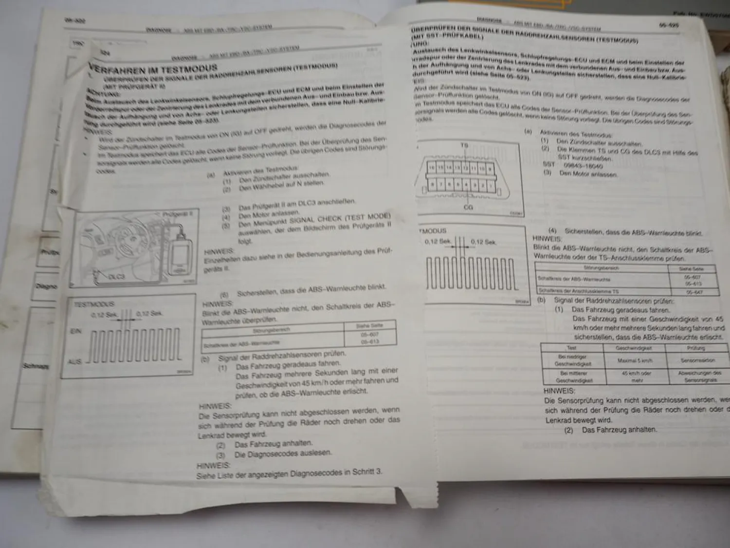 Werkstatthandbuch Toyota Corolla Verso 2004 ZNR1 CUR10 Reparaturanleitung
