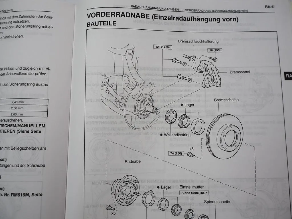 Werkstatthandbuch Toyota Land Cruiser J10 Station Wagon Reparaturanleitung 1998-2003