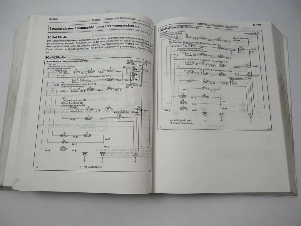 Werkstatthandbuch Toyota Land Cruiser J10 Station Wagon Reparaturanleitung 1998-2003