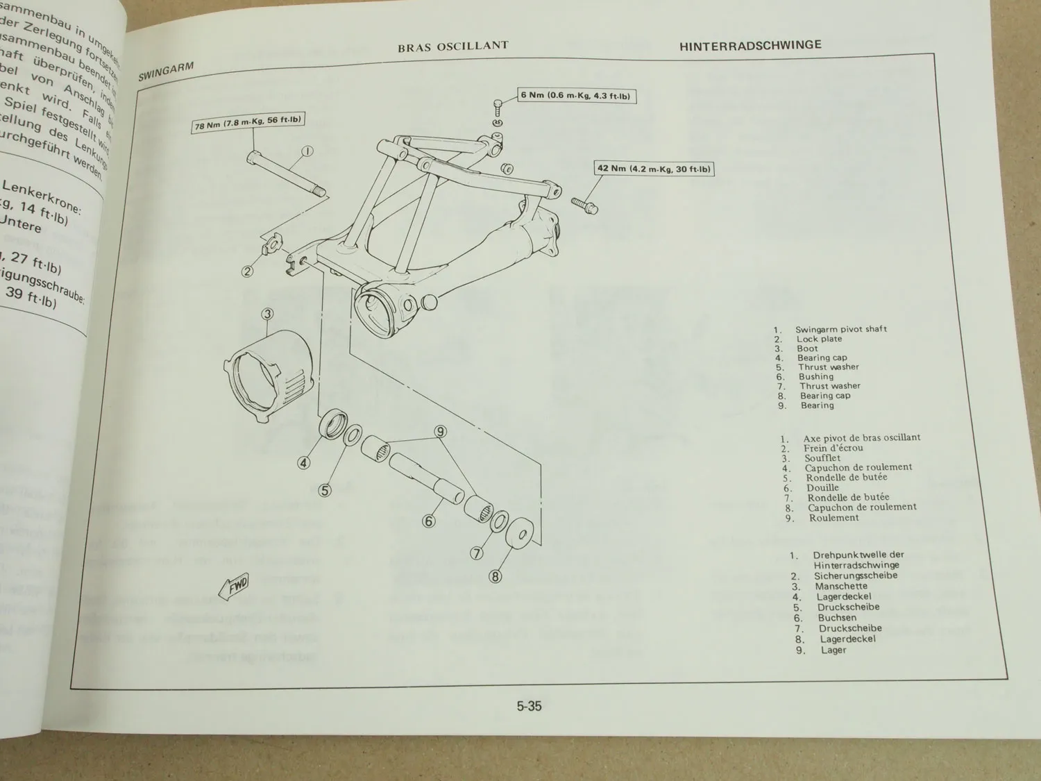 Yamaha XZ 550 Wartungsanleitung Werkstatthandbuch Service Manual 1982 11U