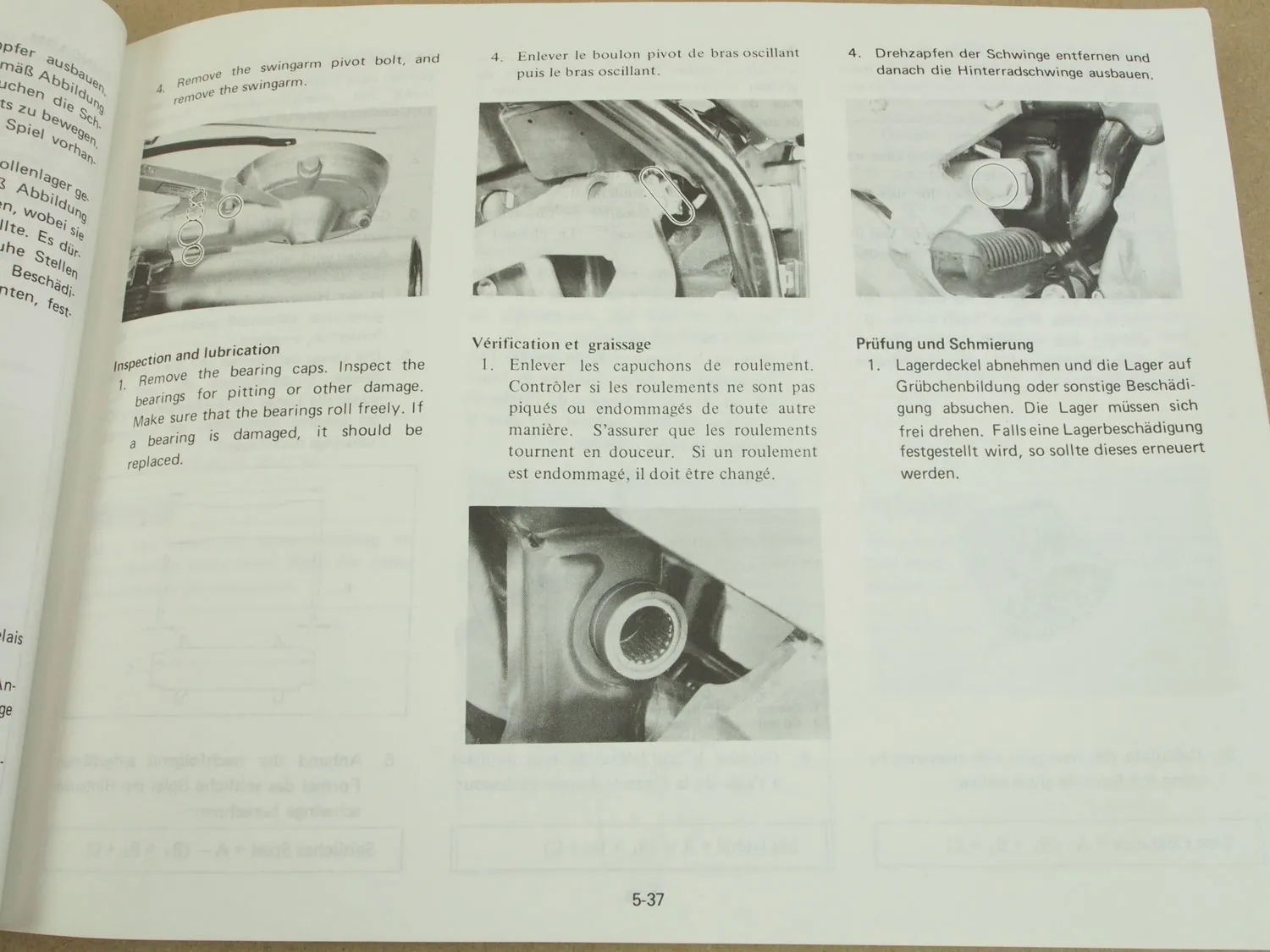Yamaha XZ 550 Wartungsanleitung Werkstatthandbuch Service Manual 1982 11U
