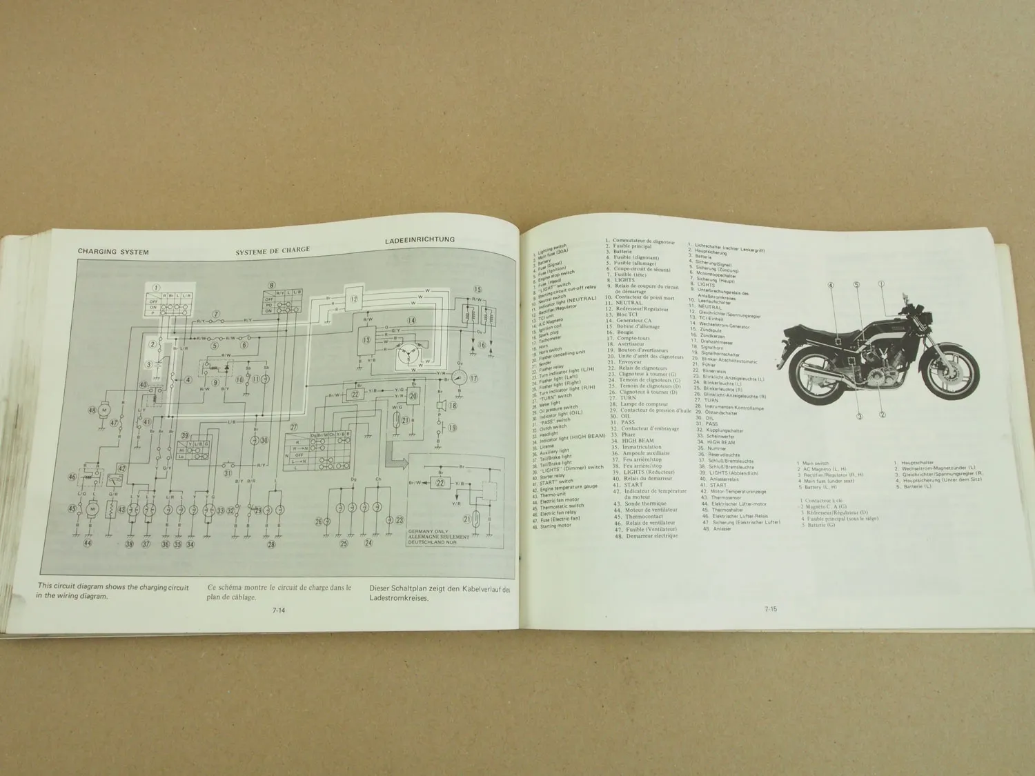 Yamaha XZ 550 Wartungsanleitung Werkstatthandbuch Service Manual 1982 11U