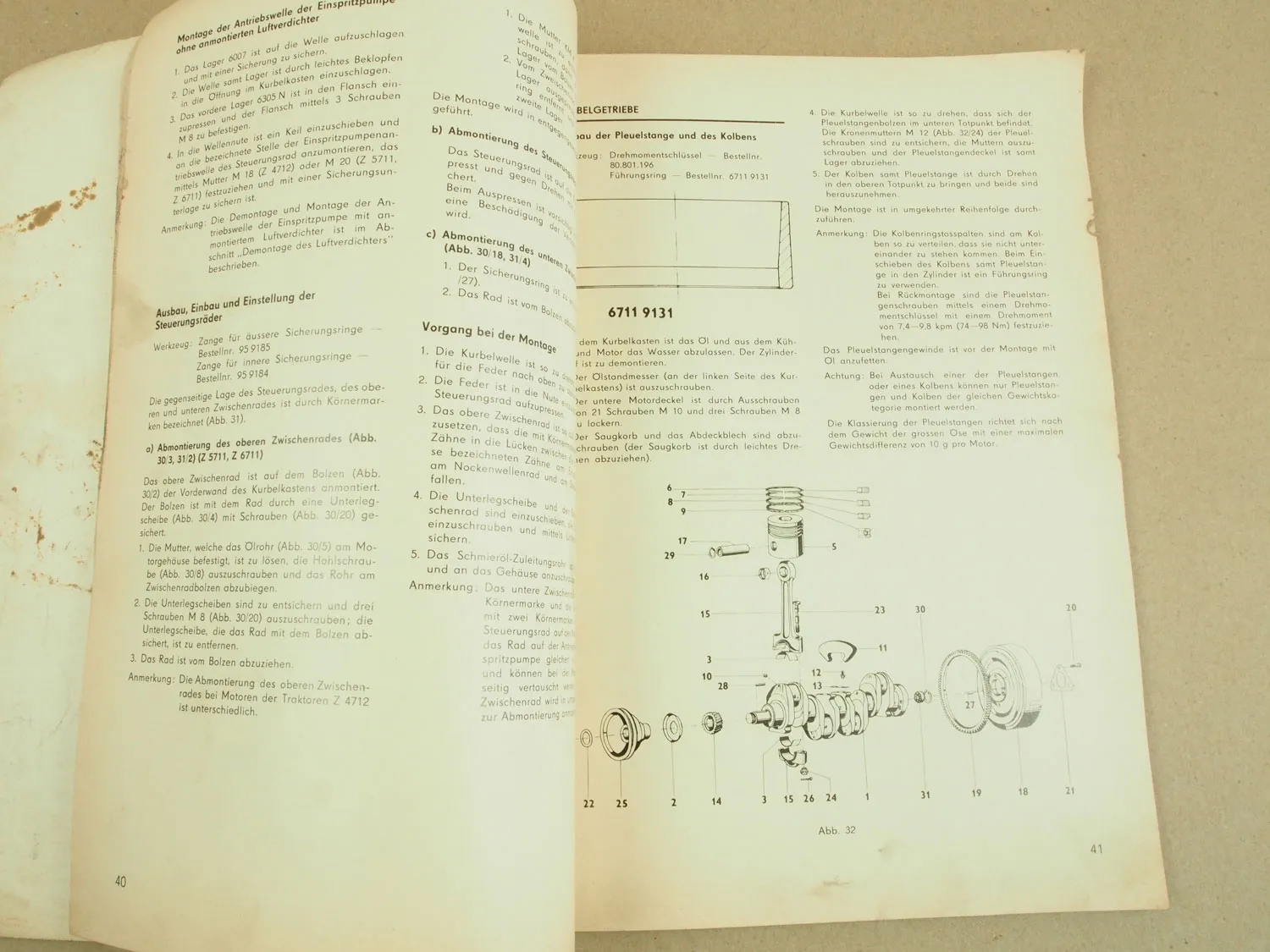 Werkstatthandbuch Zetor 4712 4718 5711 5718 5745 - 6748 Reparaturanleitung 1978