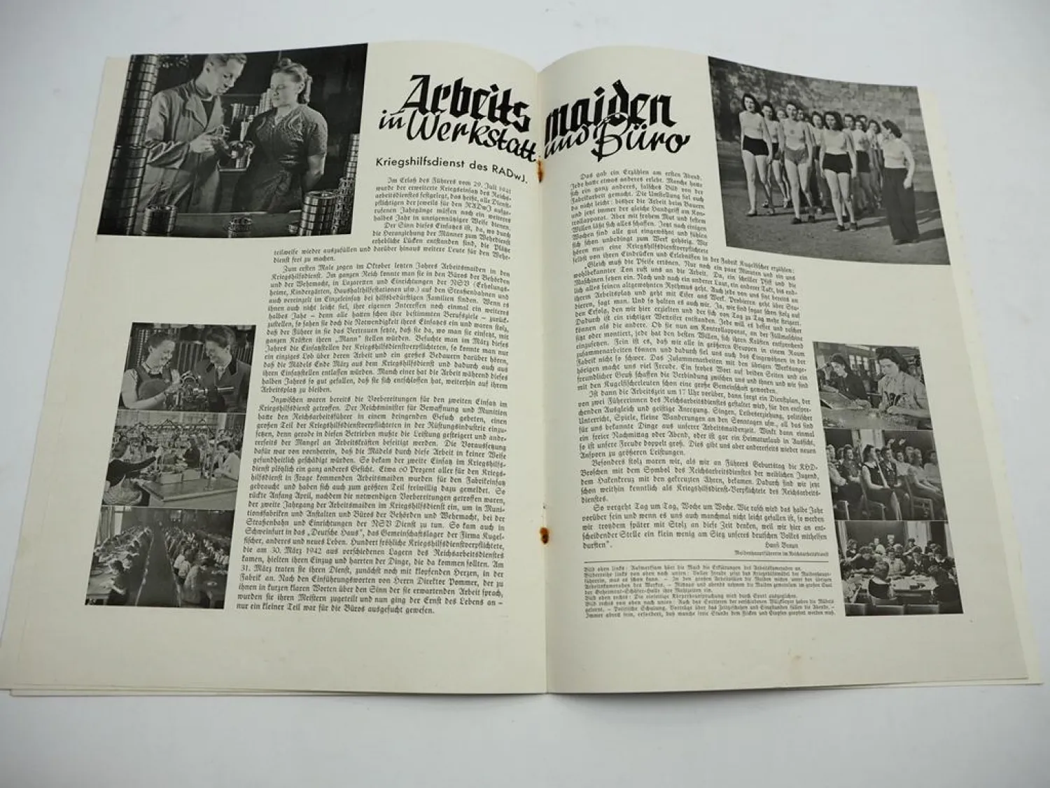 Werkszeitschrift der Kugelfischer Betriebe Unser Werk und wir 1942 Kugellager
