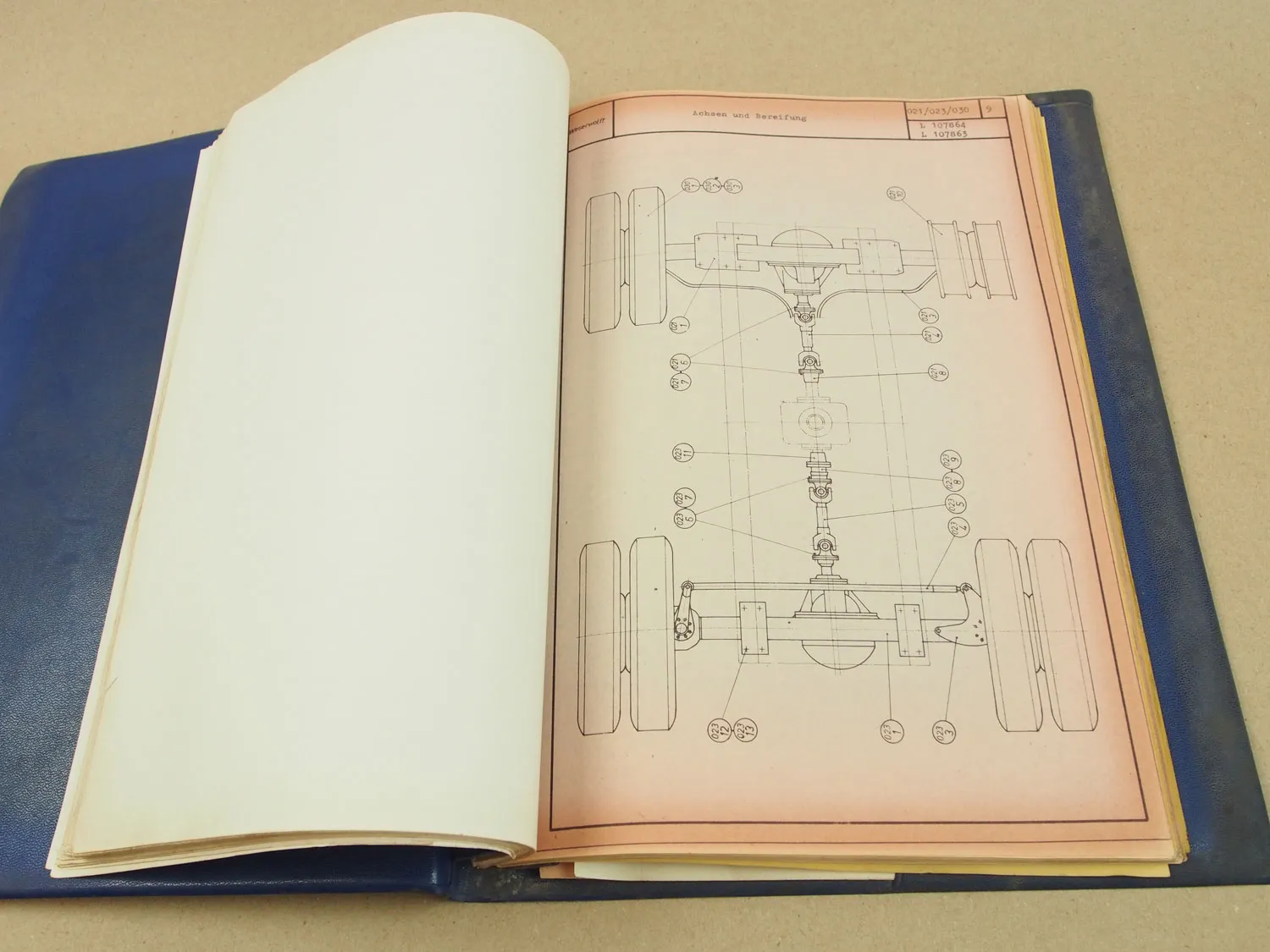 Weserhütte Bagger Weserwolf Betriebsanleitung Ersatzteilliste 1963