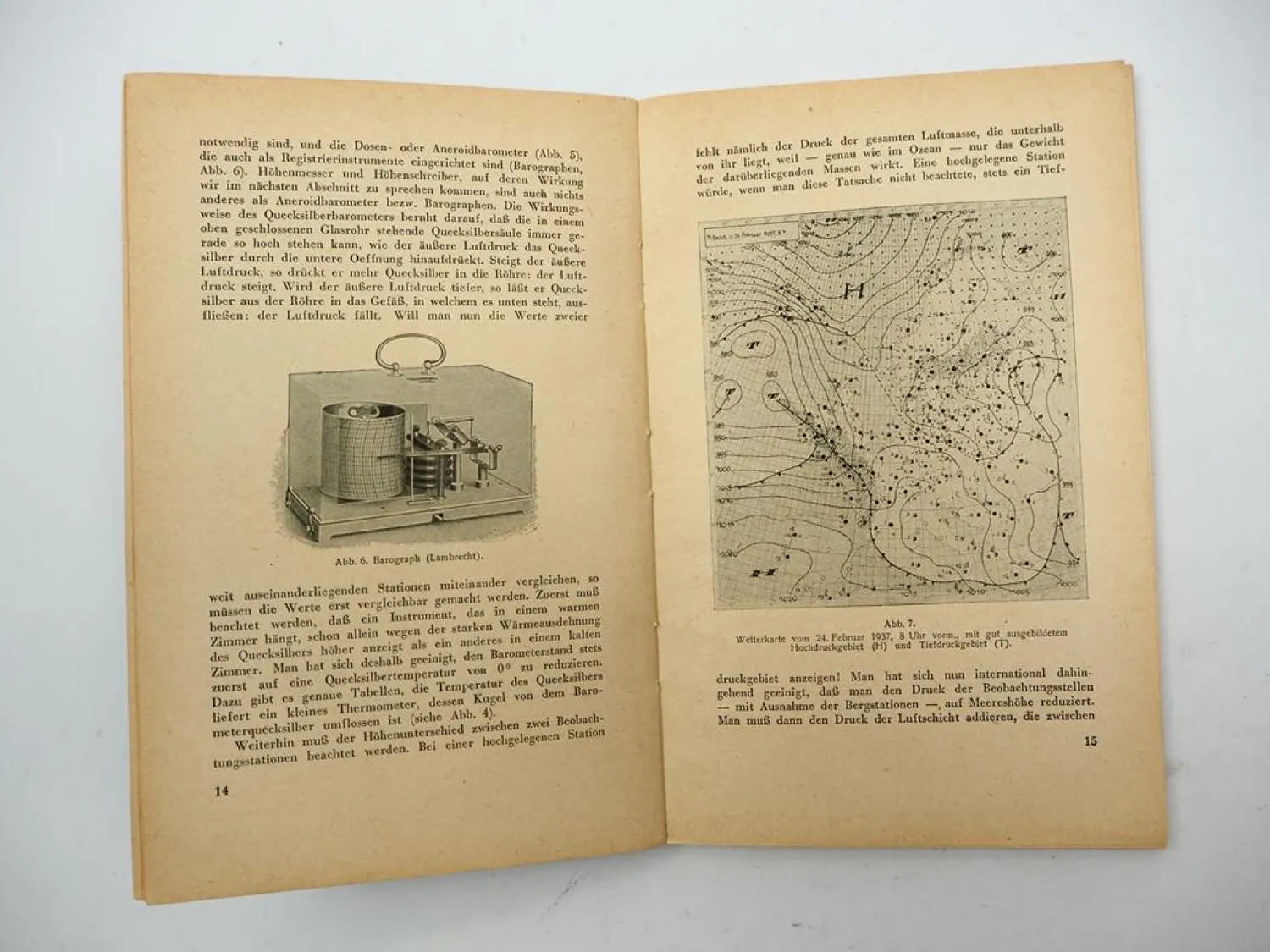 Wetterkunde für Flieger 1942 Hermann Noth Klasings Flugtechnische Sammlung Bd.20