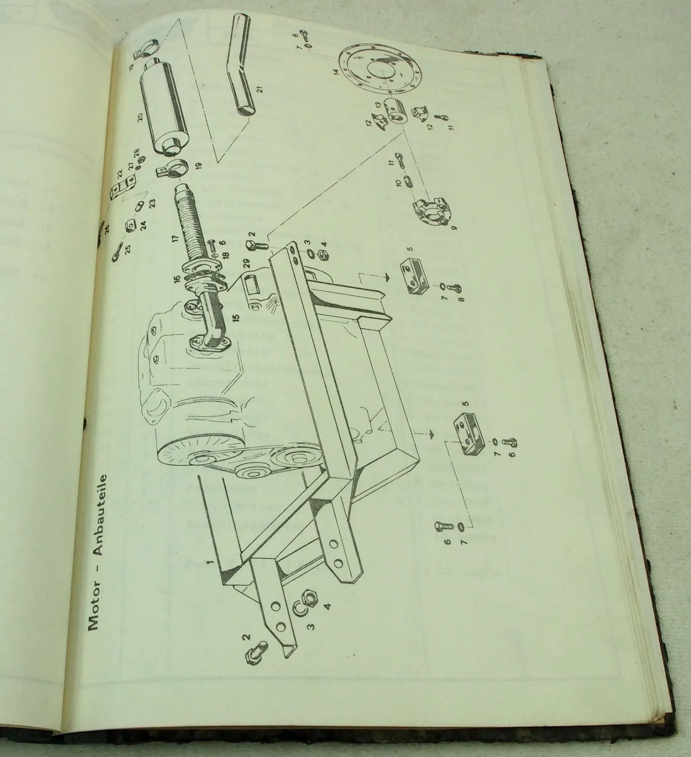 Wiedemann T40 Industrietransporter Bedienungsanleitung Ersatzteilliste 1976