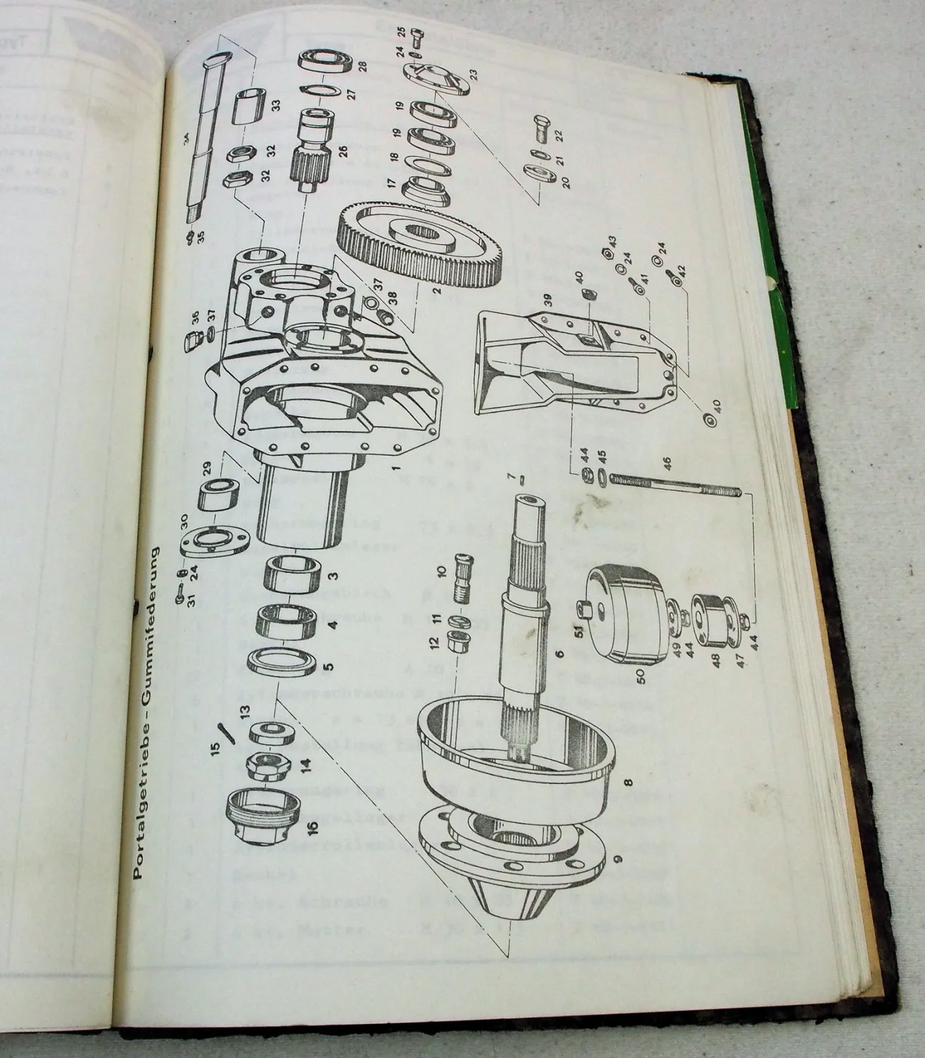 Wiedemann T40 Industrietransporter Bedienungsanleitung Ersatzteilliste 1976