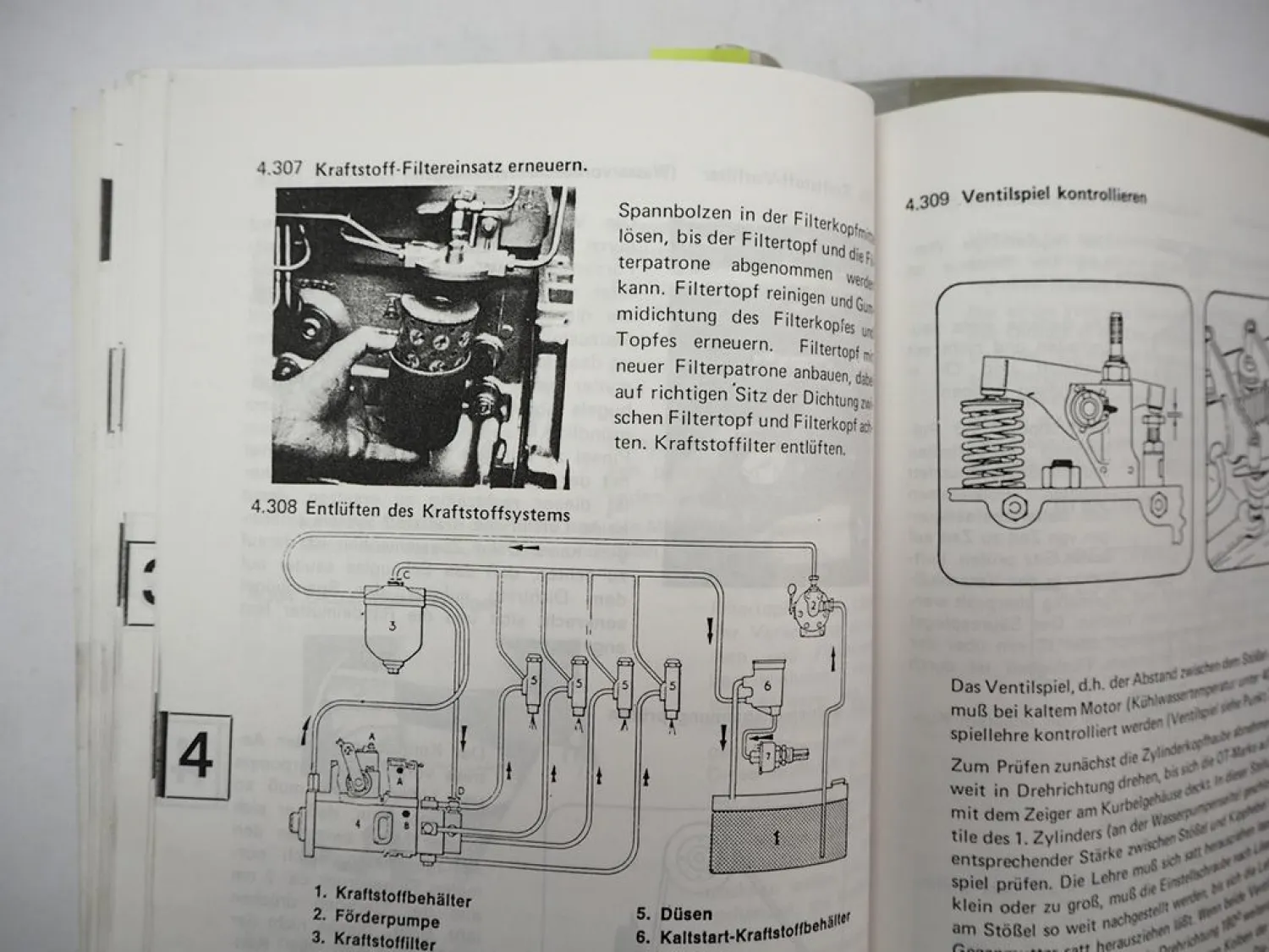 Yale Gabelstapler 1500 - 2500 kg mit Perkins 4.203 Dieselmotor Betriebsanleitung