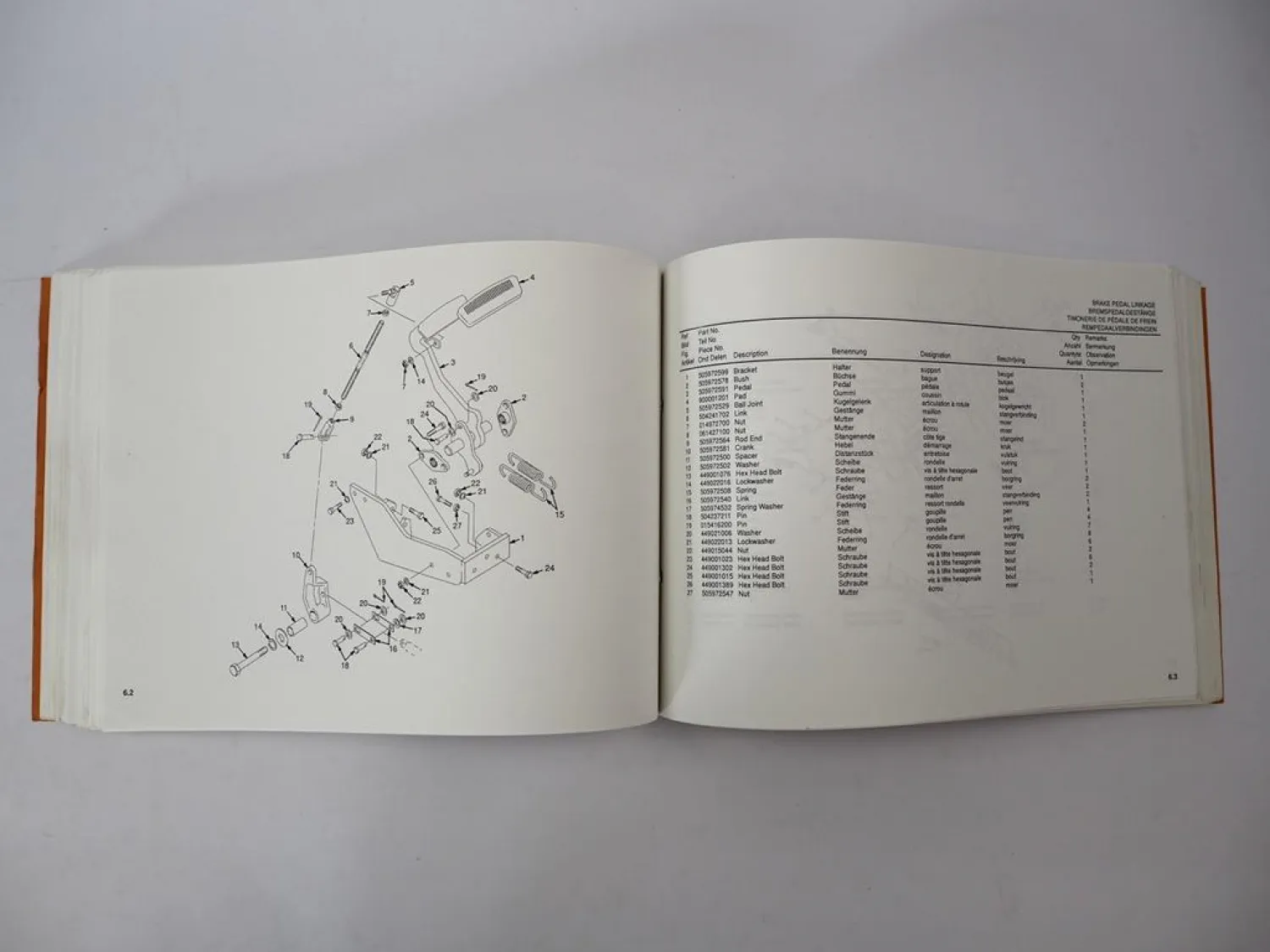 Yale GP GLP GDP 20 25 30 RF TF Gabelstapler Parts Manual Ersatzteilliste