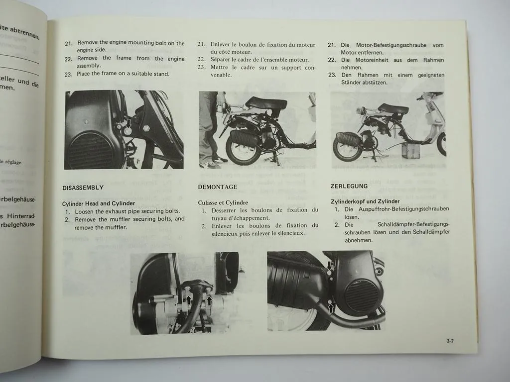 Yamaha CA50M 20H 30A Werkstatthandbuch Reparaturanleitung 1983